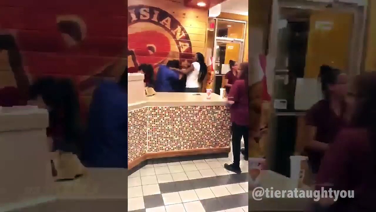 Brawl at a San Marcos Popeyes video Dailymotion