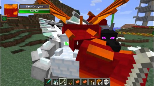 Minecraft DRAGON MOUNTS MOD (Ice, Nether, Fire, Water, Ghost, Ether