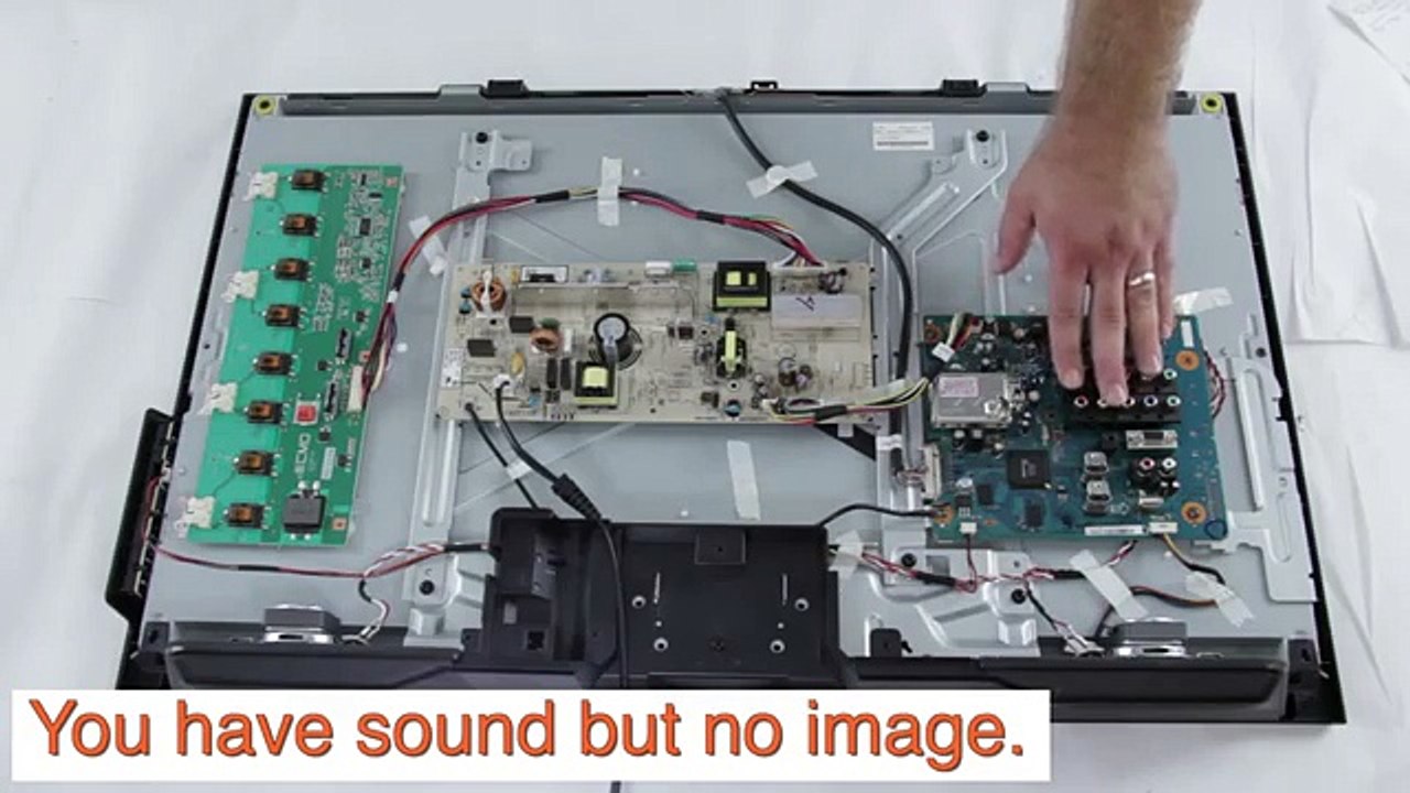 LCD TV Repair Tutorial TCon Board Common Symptoms & Solutions How to Replace TCon Board