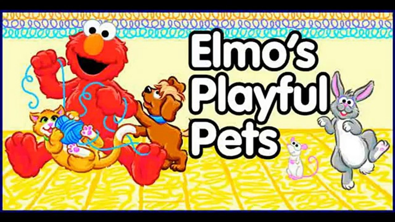 ELMOS PLAYFUL PETS / Sesame Street Learning Games for Kids Видео