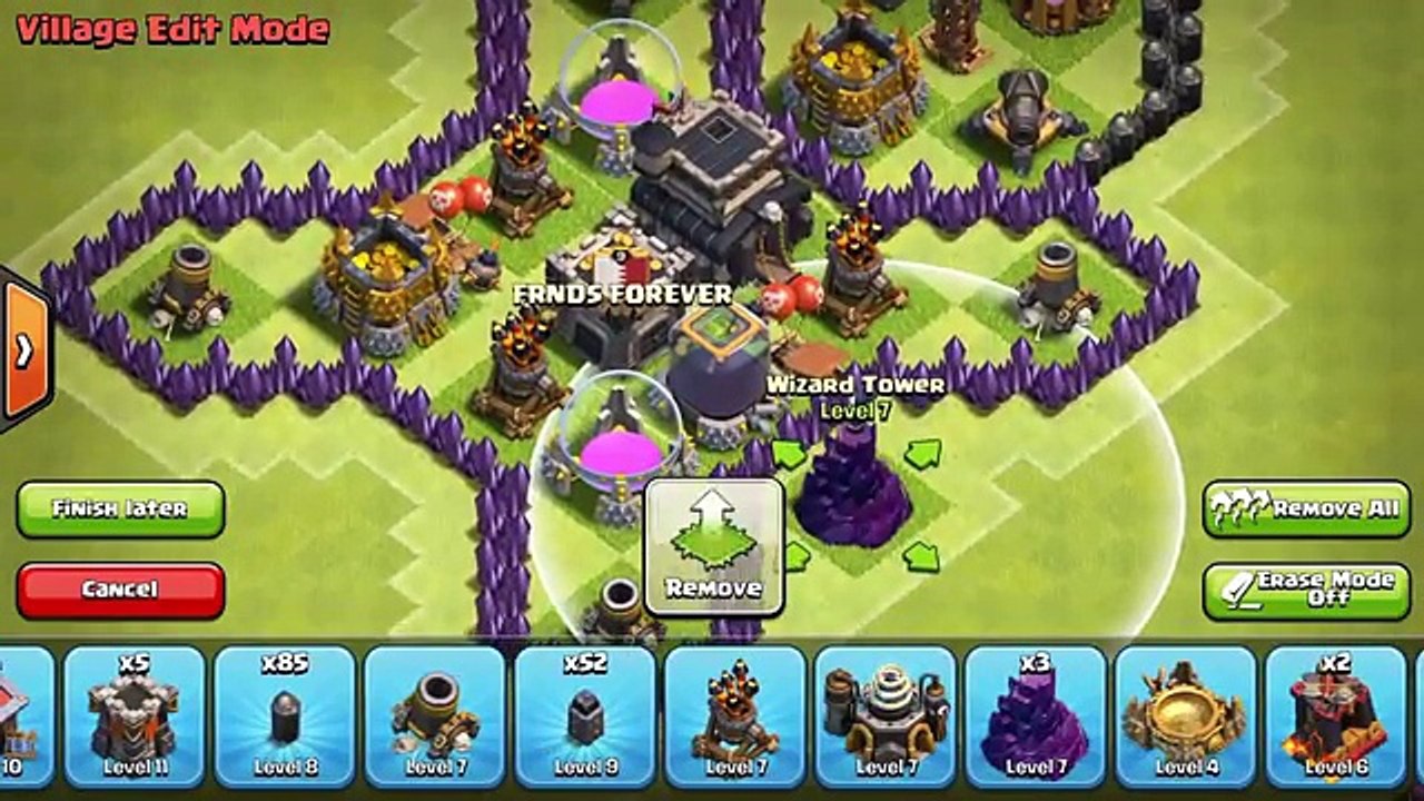 Clash of Clans Town Hall 7 Defense (CoC TH7) BEST Trophy Base Layout Defense Strategy Vídeo