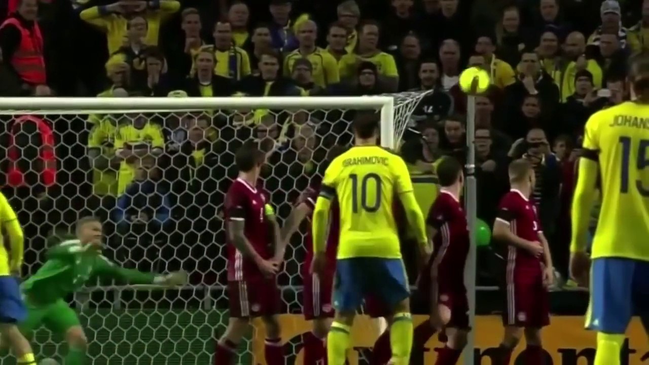 Top 10 • Crazy twisted goals from penalties • HD video Dailymotion