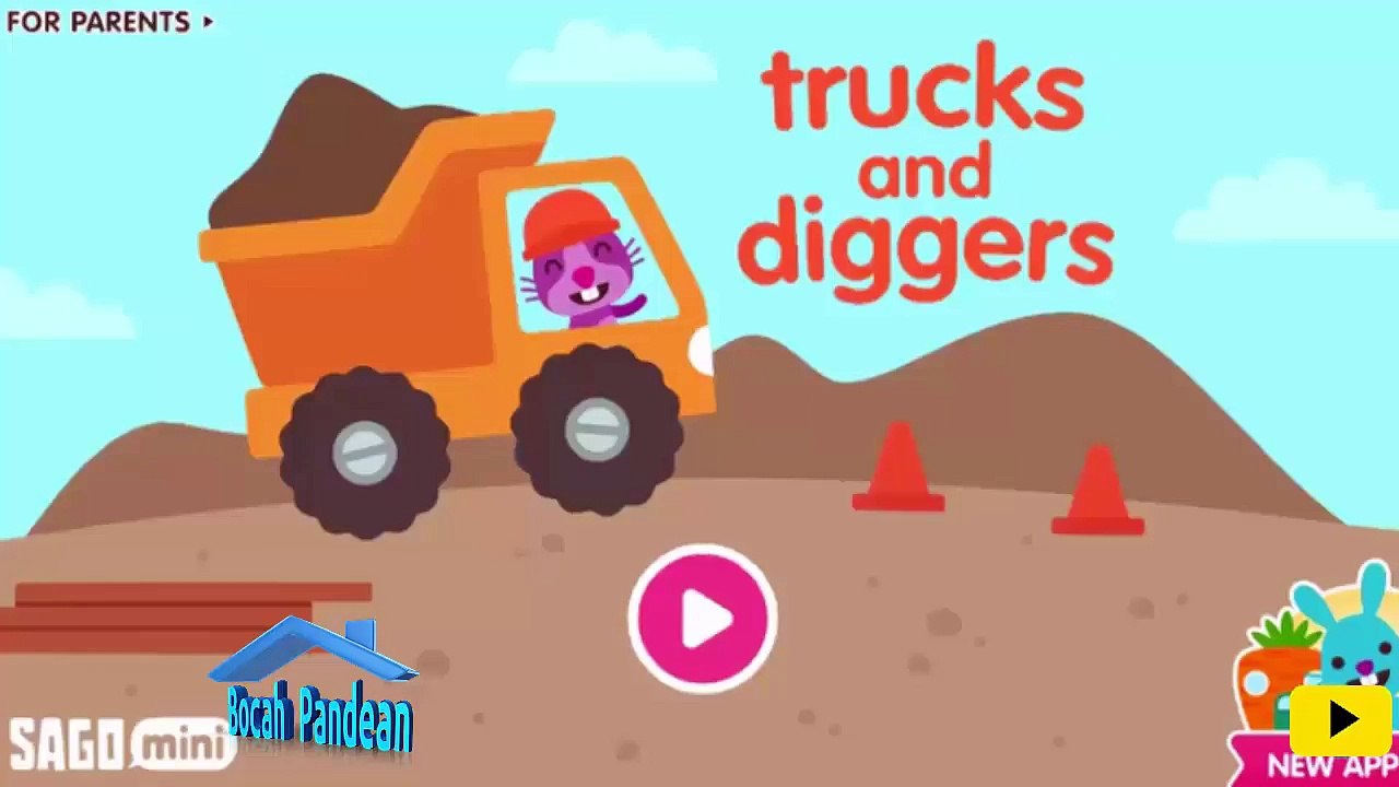 Play Fun Kids Games Sago Mini Trucks & Diggers Adventure Game For