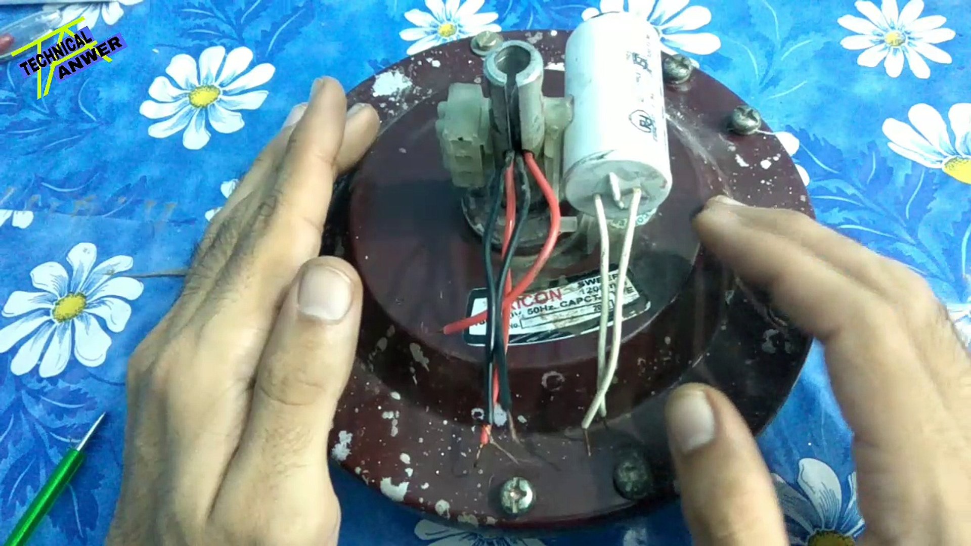how to connect a ceiling fan capacitor - Wiring Diagram and Schematics