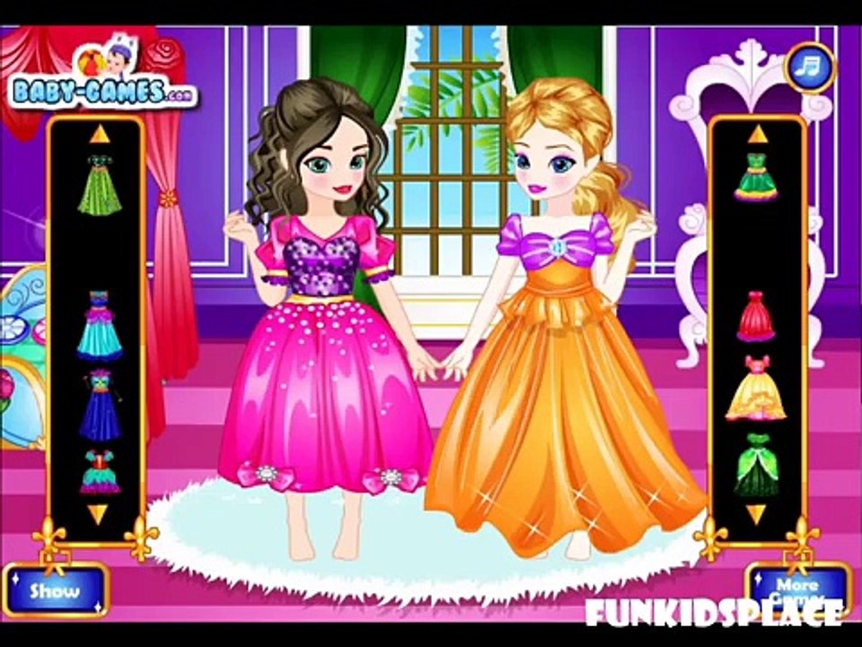 Disney Frozen Dress Up Game MoviesBaby Elsa with Anna Dress Up