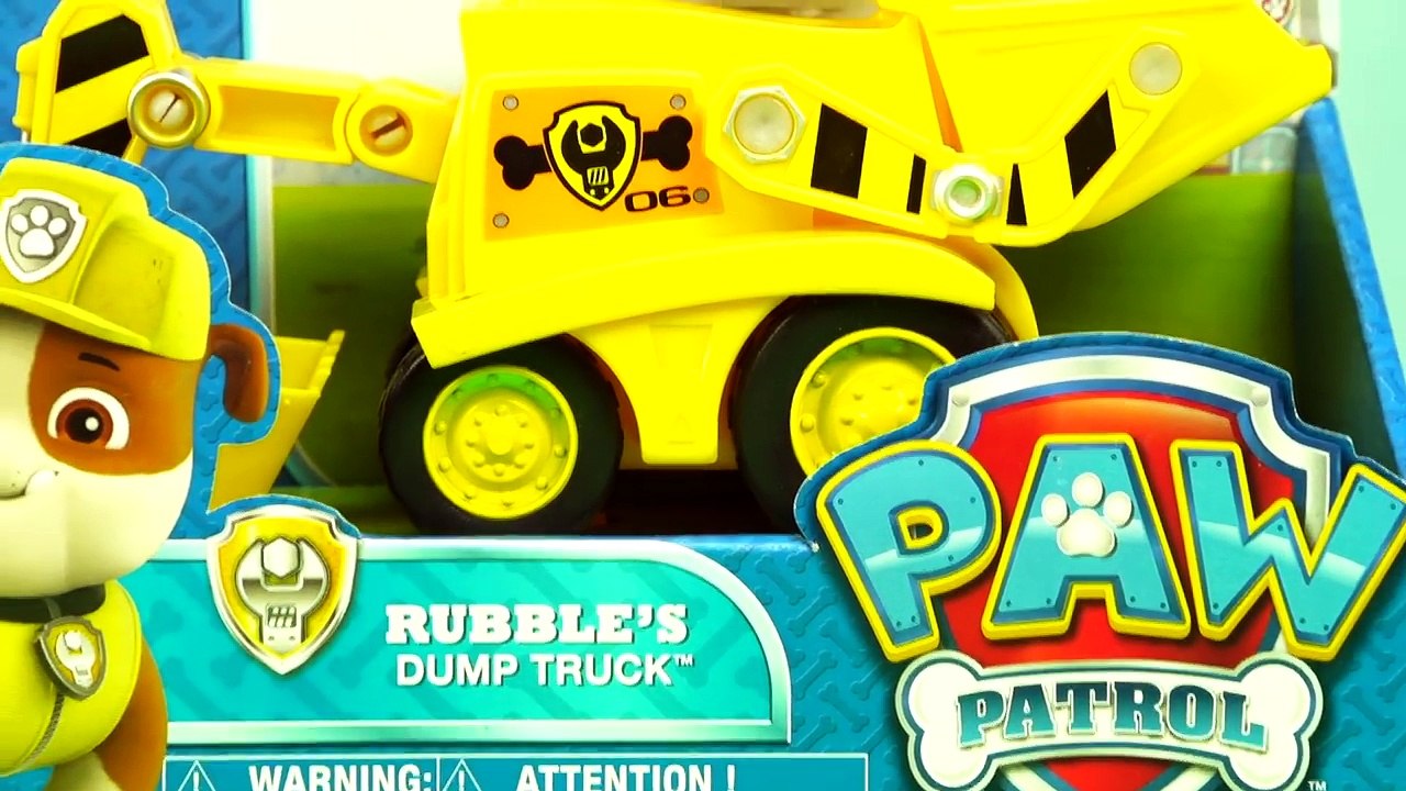 PAW Patrol Rubbles NEW DUMP TRUCK Toy Collection Adventure