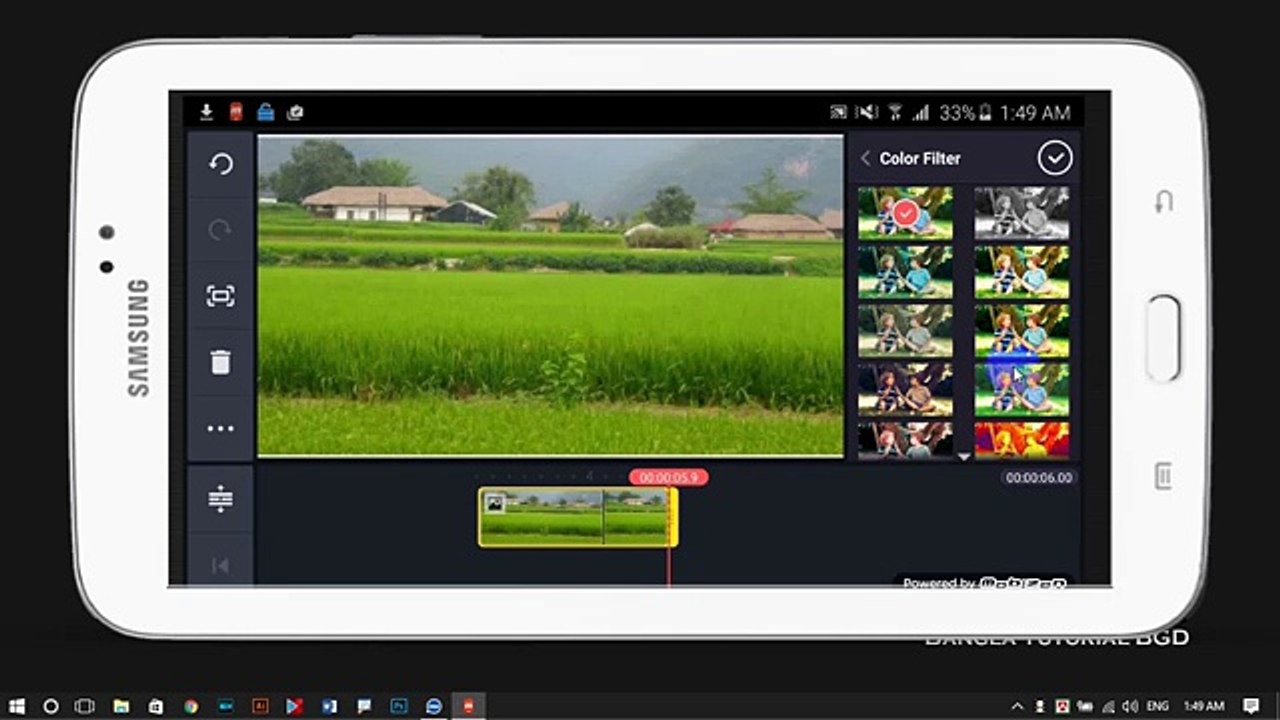 How to use green screen effect/chroma key on Android Devices Using Kine
