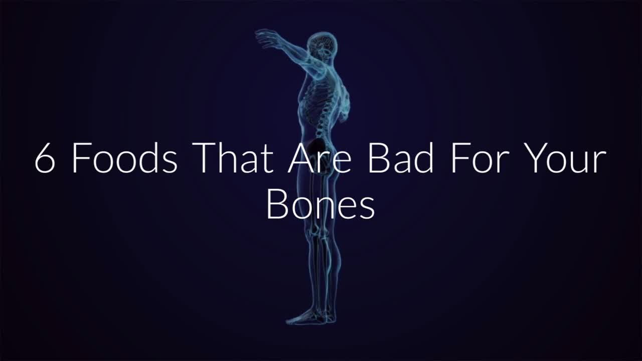 6 Foods That Are Bad For Your Bones video Dailymotion