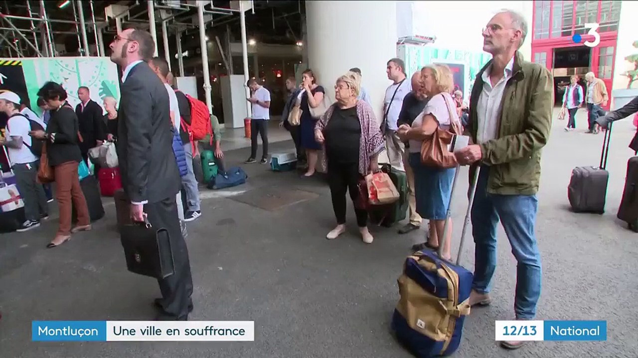 Montluçon une ville abandonnée par la SNCF Vidéo