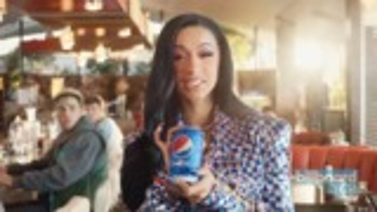 Cardi B and X Change Team Up for Pepsi Commercial Billboard