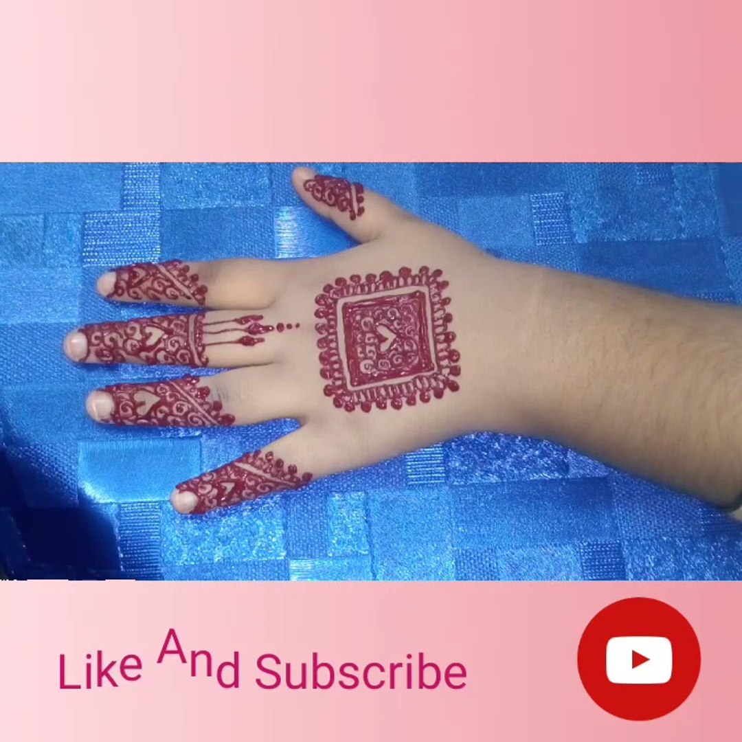 Tikki Mehndi Design 2019 Simple And Easy