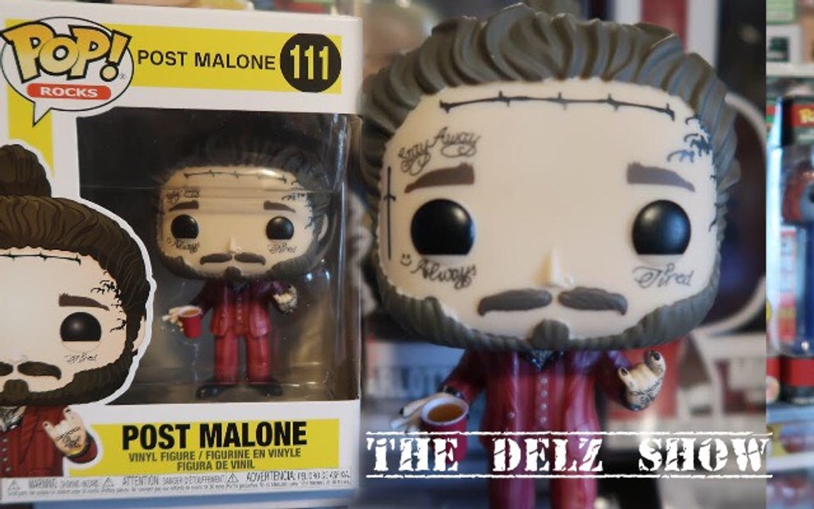 Post Malone Funko Pop Vinyl Figure Bobble Head Detailed Unboxing Review