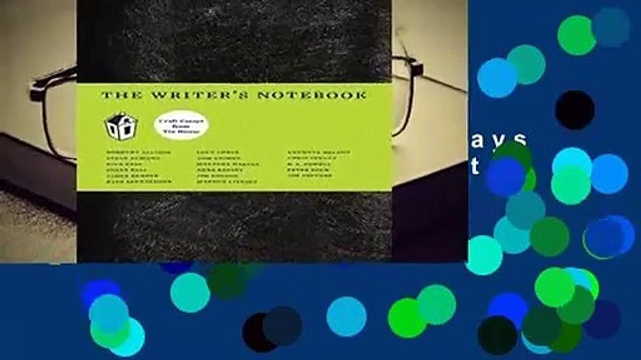 Review The Writer s Notebook Craft Essays from Tin House Dorothy