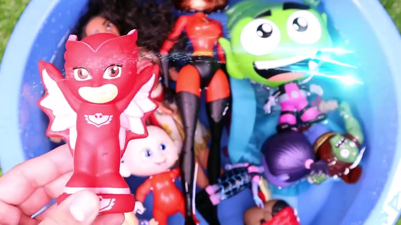 Learn Colors Characters With Pj Masks, Barbie And Paw Patrol For Kids