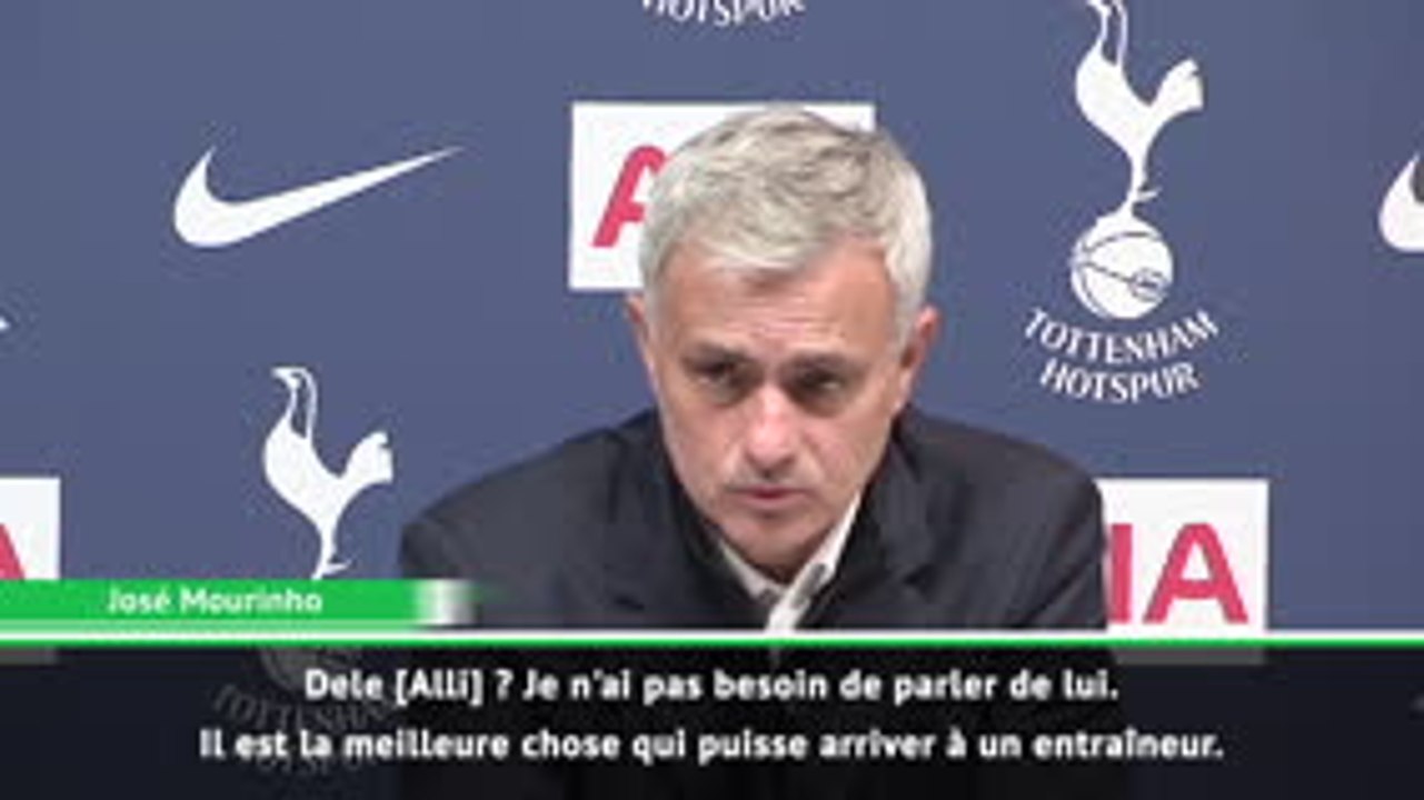 14e j. José Mourinho encense Dele Alli Vidéo Dailymotion