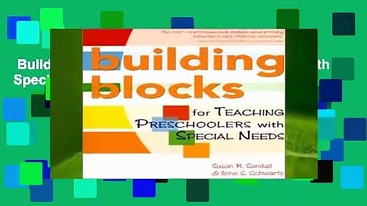 Building Blocks for Teaching Preschoolers with Special Needs Review