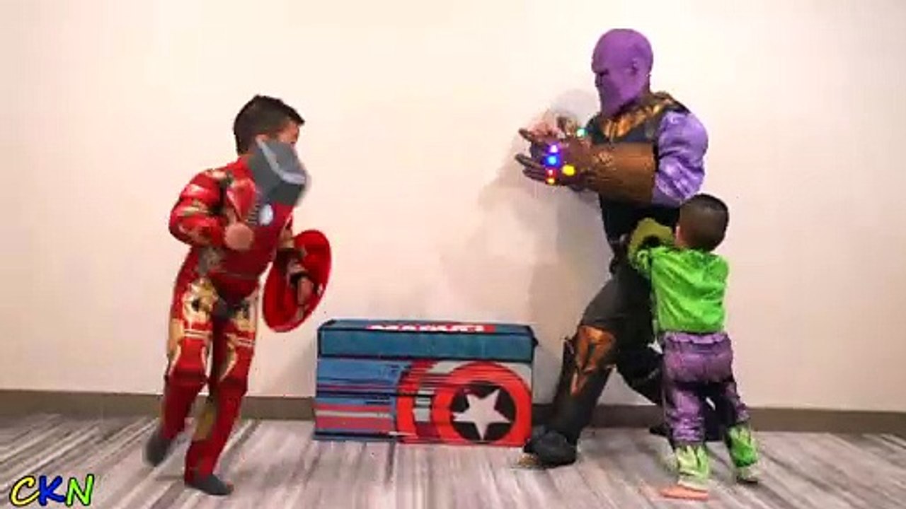 Thanos Steals Our Toy Box Avengers Fun With CKN Toys video Dailymotion