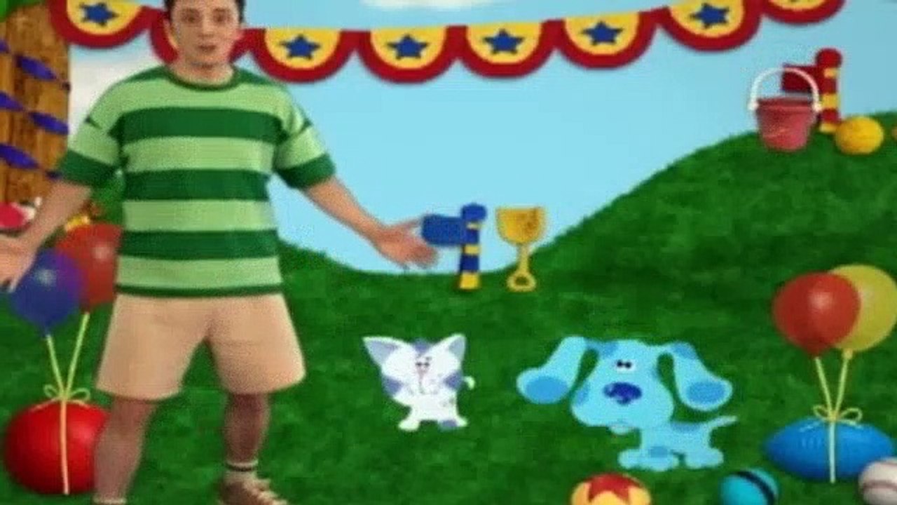 Blues Clues S04E20 Blue's Backyard Ballgame Bonanza video Dailymotion