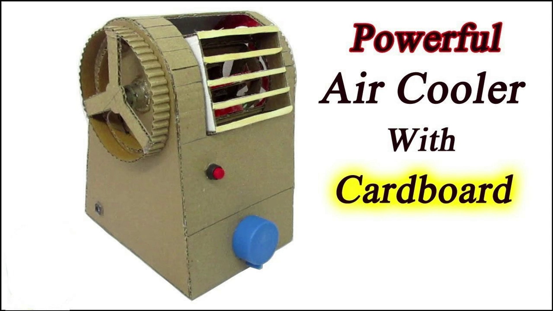 How To Make Powerful Mini AC At Home How To Make Air Conditioner From