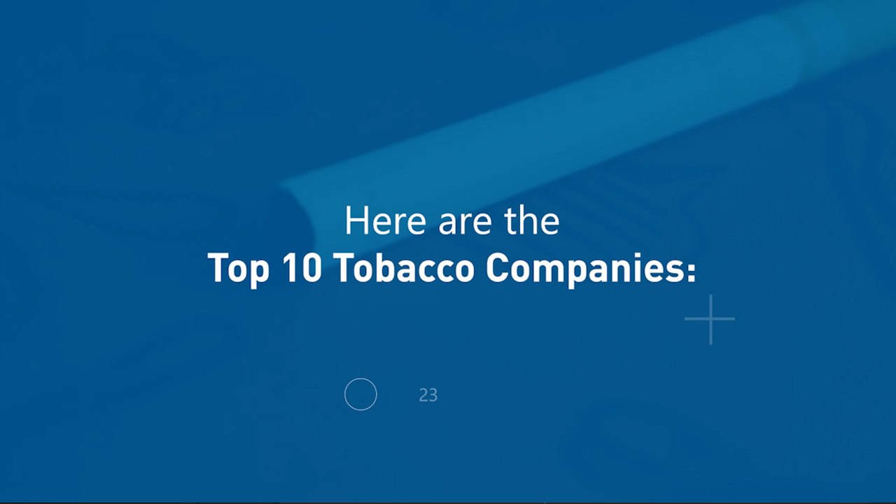 Top 10 Tobacco Companies video Dailymotion