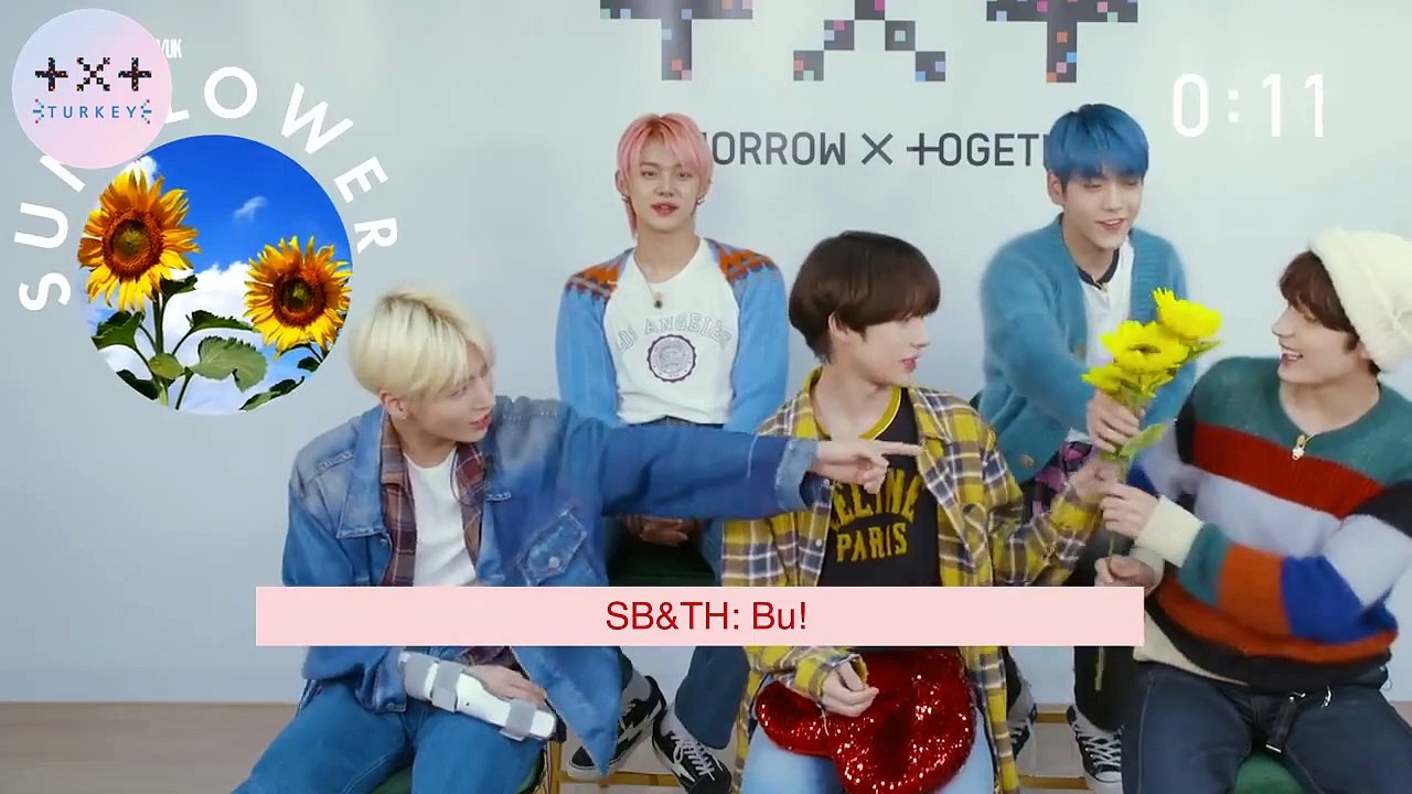 [Türkçe Altyazılı] TXT sing One Direction, BTS and Jessie J in a game
