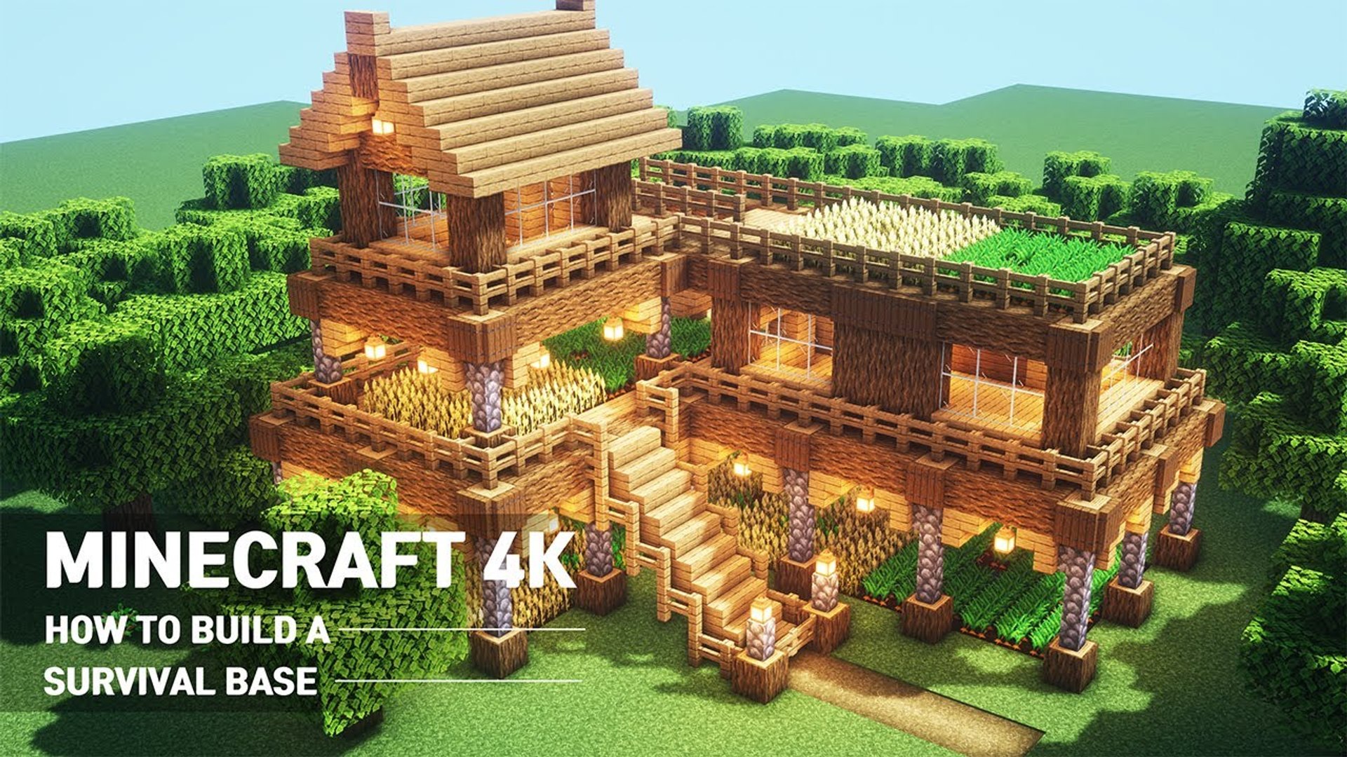 Ultimate Minecraft Survival Base With Everything You Want To Surviveal _ Minecraft How To Build #97 - Video Dailymotion