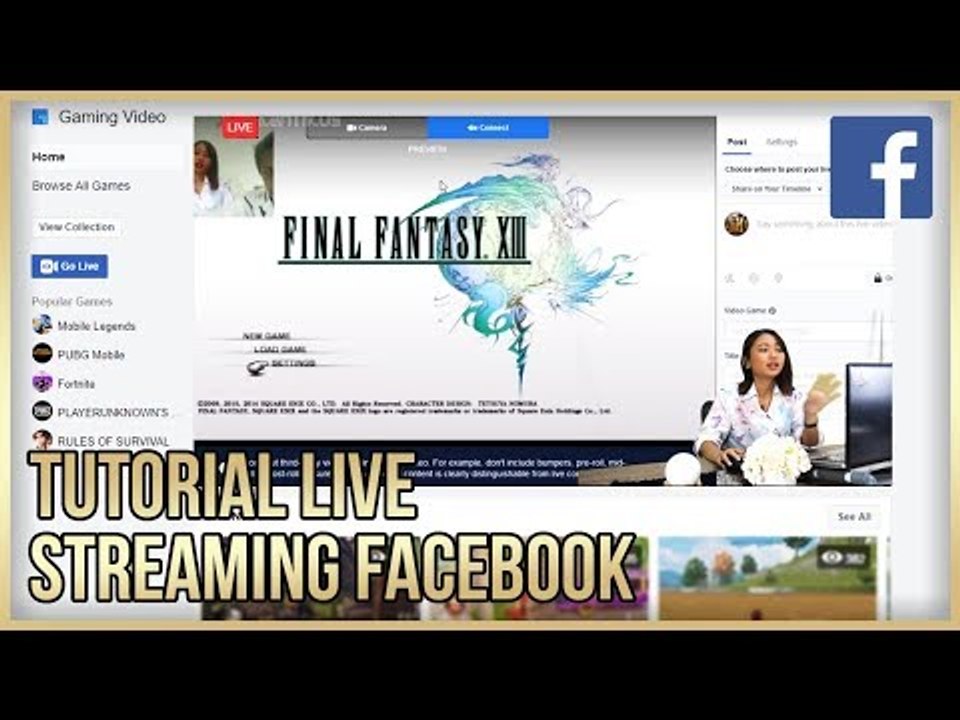 CARA LIVE STREAMING FACEBOOK DI PC DAN SMARTPHONE, BISA