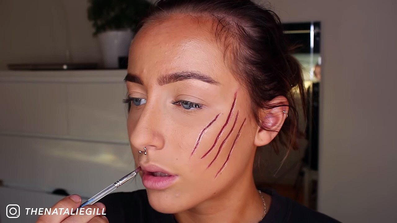 Easy Wounds Halloween Makeup Tutorial video Dailymotion