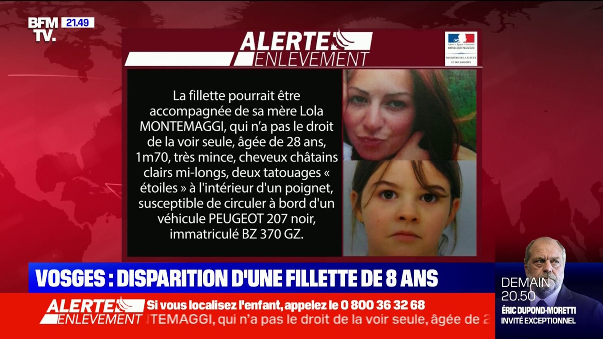 May 30, 2021 · en l'état, cette arrestation ne semble pas liée au mandat d'arrêt international qui avait été délivré en avril dernier, la france et la malaisie n'ayant conclu aucun accord d'extradition. Alerte Enlevement La Petite Mia 8 Ans Enlevee Dans Les Vosges Video Dailymotion