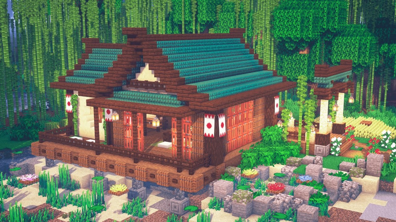 Minecraft _ How to Build a Japanese House video Dailymotion