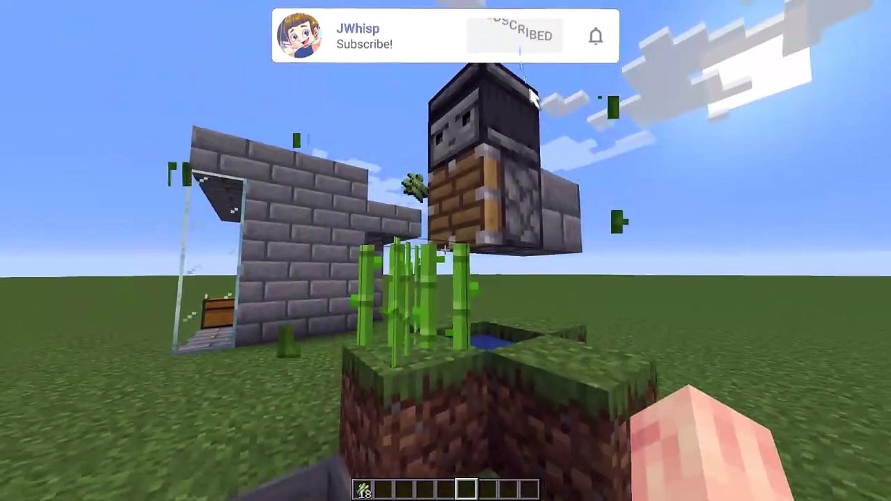 Minecraft Easiest Automatic Sugarcane Farm! [1.161.17] video