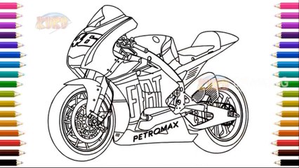 Motor Balap, Drawing Entertainment Episode Menggambar Dan Mewarnai Motor Balap Sport - Video Dailymotion