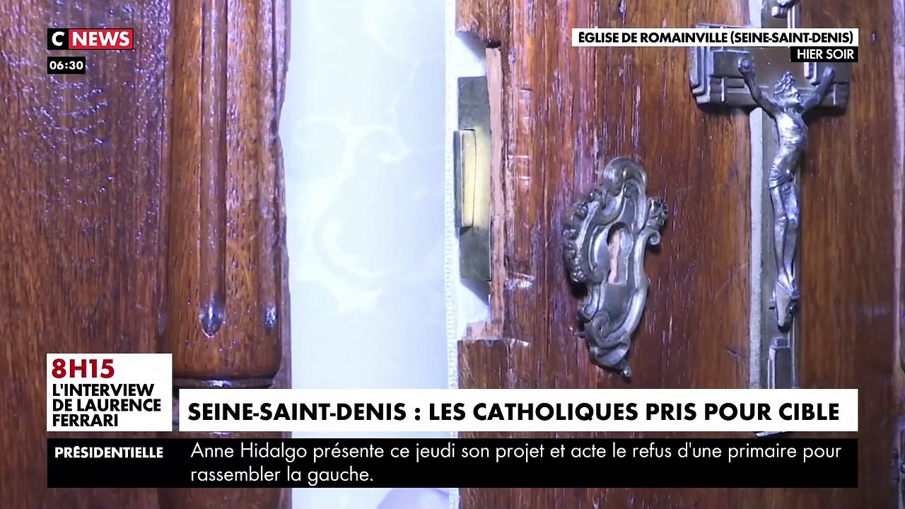 Plusieurs églises profanées depuis une semaine à Romainville, Bondy
