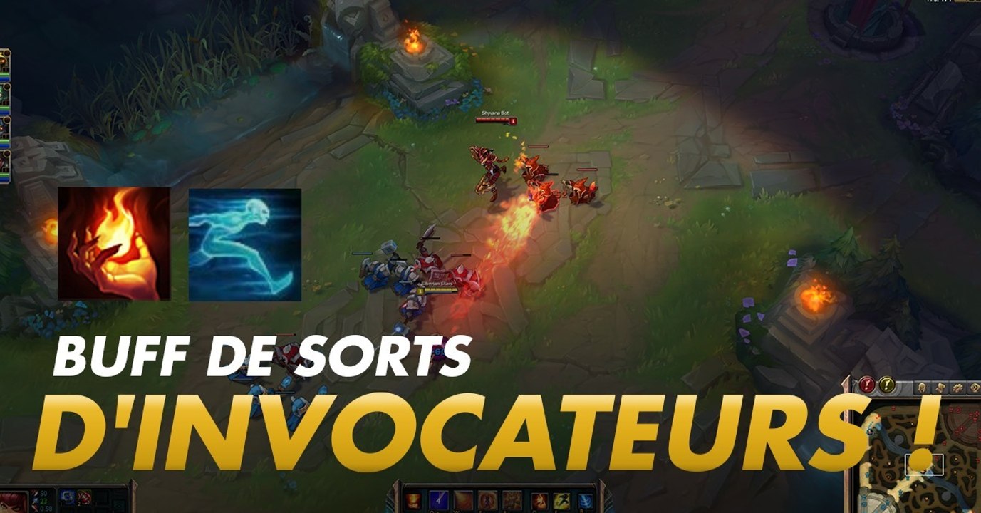 League of Legends deux sorts d'invocateurs vont recevoir