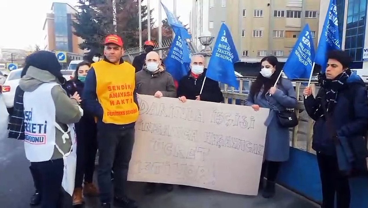 Zam isteyen işçiler, işten atıldı Dailymotion Video