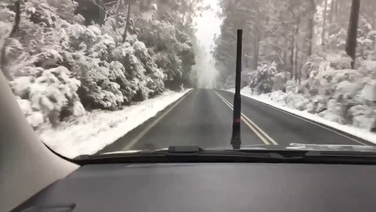 Snowfall in November the Advocate, November 2021 video