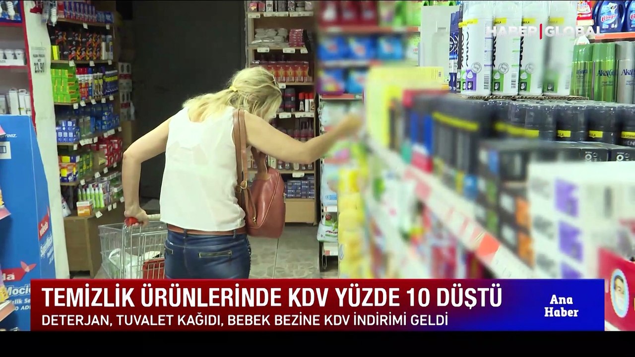 Temizlik ürünlerinde KDV yüzde 10 düştü Dailymotion Video