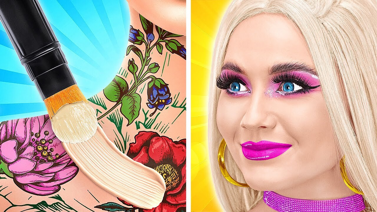 AMAZING DOLL MAKEUP TRANSFORMATION SFX Makeup Tutorial Beauty Makeover