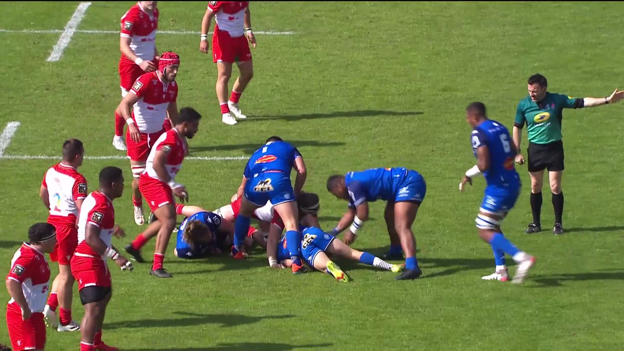 TOP 14 Essai de Filipo NAKOSI (CO) Biarritz Olympique Castres