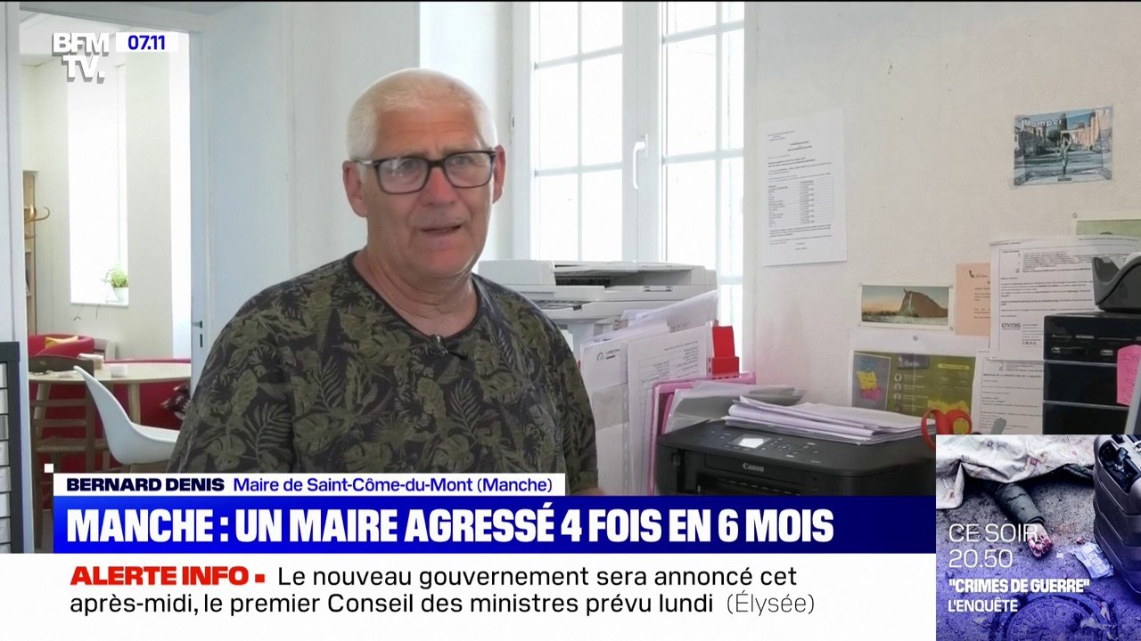 Le maire de SaintCômeduMont, dans la Manche, agressé 4 fois en 6