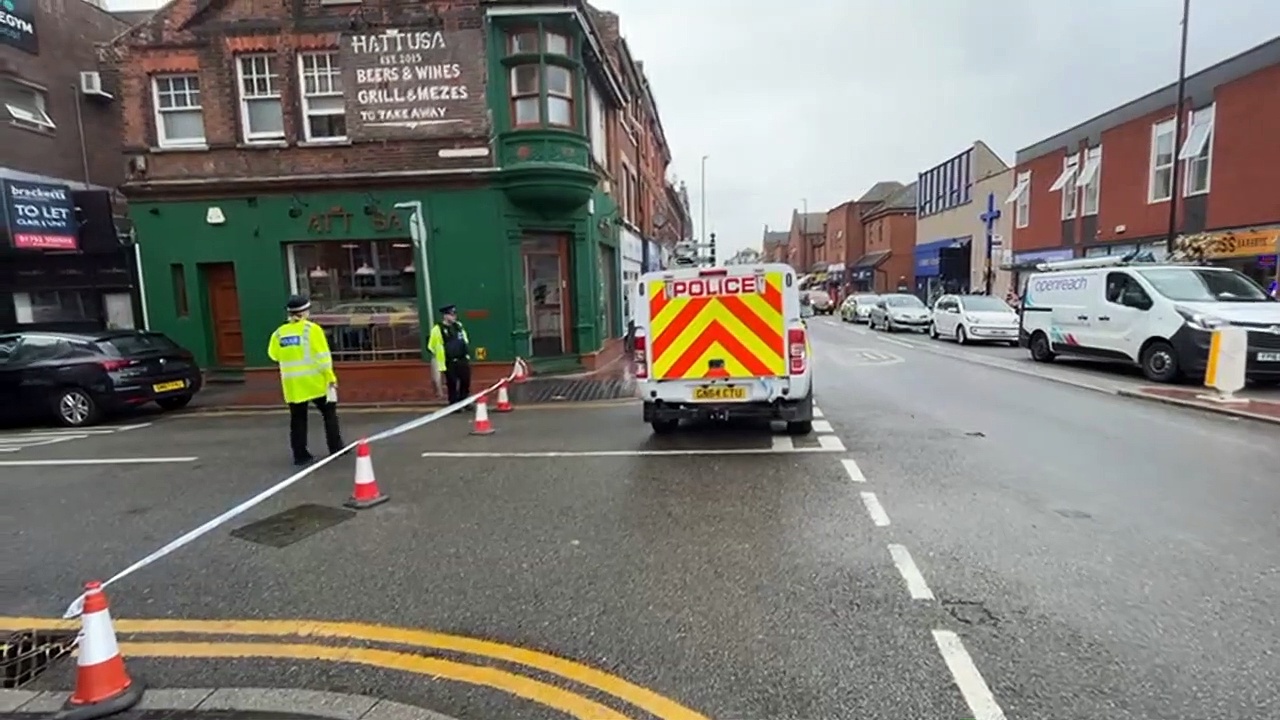 Police in Tonbridge after a man was stabbed