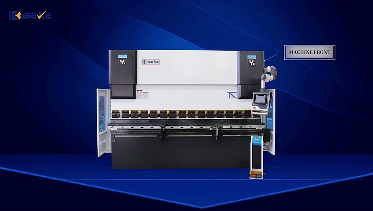 BEKE 100T3200 CNC PRESS BRAKE DA53T 4+1 Dailymotion Video