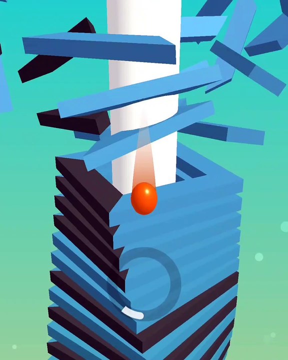 Stack ball viral video games iOS android mobile gameplay Rik Gaming