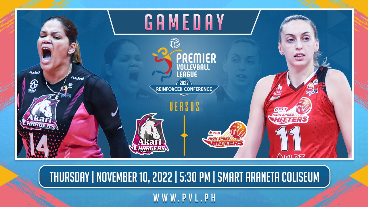 GAME 2 NOVEMBER 10, 2022 AKARI CHARGERS vs PLDT HIGH SPEED HITTERS