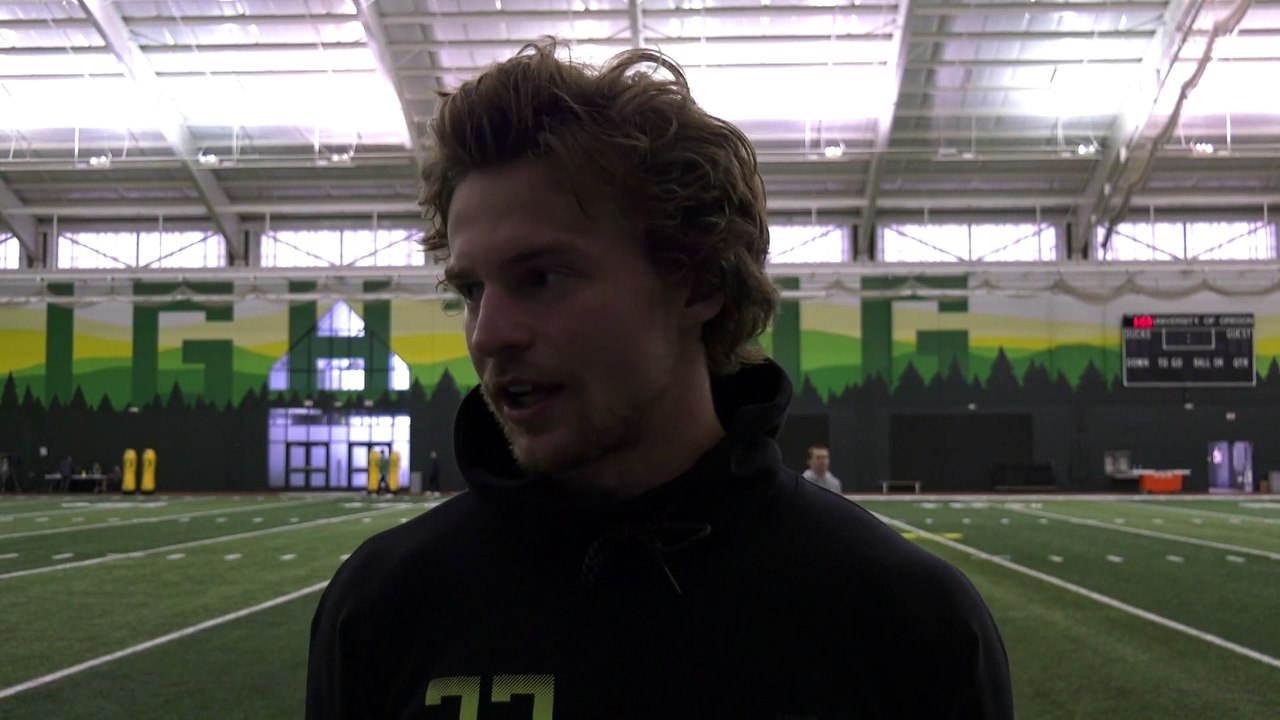 Chase Cota Oregon Pro Day video Dailymotion