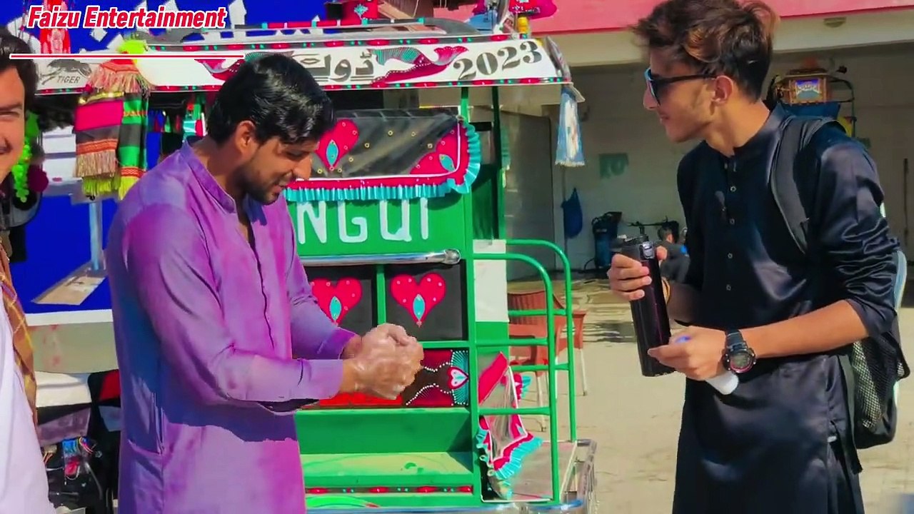 Shampoo prank_ Funny shampoo prank with peoples video Dailymotion