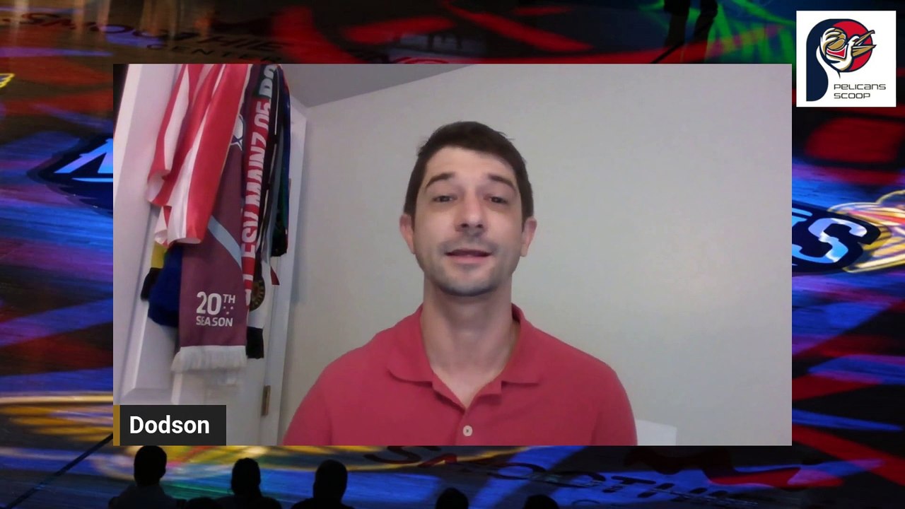 Dodson Talks About New Pelicans Jerseys video Dailymotion