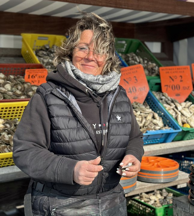 Armelle, reine du marché aux huîtres de Cancale Vidéo Dailymotion