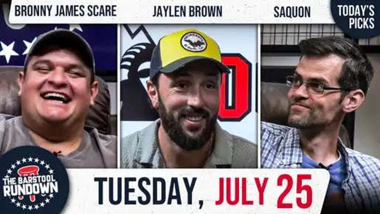 Saquon and Jaylen Brown Get PAID Barstool Rundown July 25, 2023 video Dailymotion