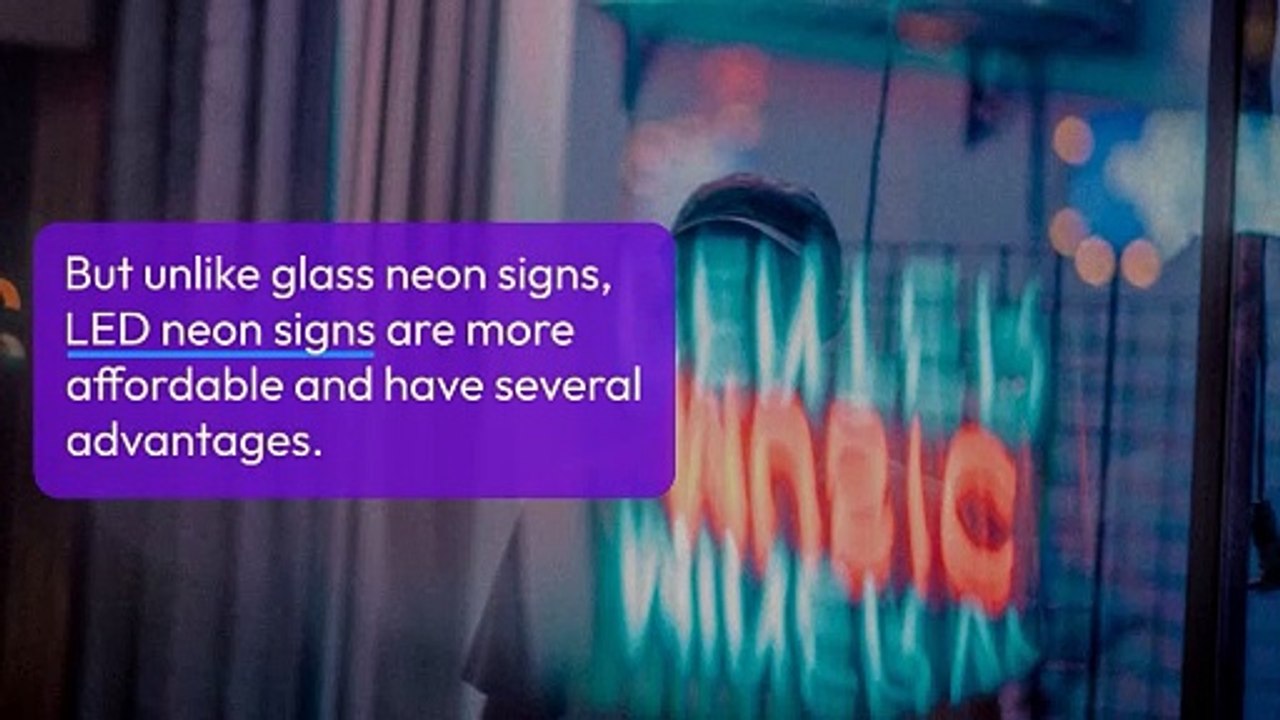 What are LED neon signs video Dailymotion